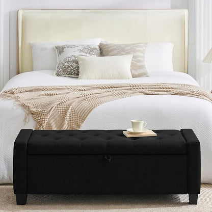 Huatean Home 43" Ottoman with Storage, Upholstered Entryway Bench with Seating - Image 6