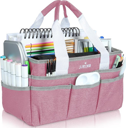 JJRING Craft Organizer Tote Bag, Art Storage Caddy by JJRING