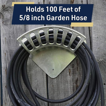 Hose Holder - Heavy Duty Aluminum Water Hose Hanger Wall Mount - Garden Hose - Image 8