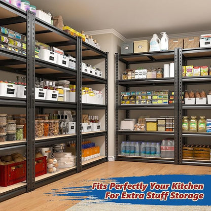 REIBII Storage Shelves 1600LBS Garage Shelving Heavy Duty Metal Shelving 5 Tier - Image 8