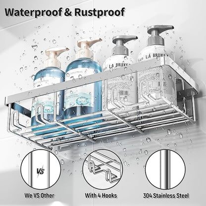 Liuoud 5 Pack Shower Caddy Organizer Rack Shelf - Image 4