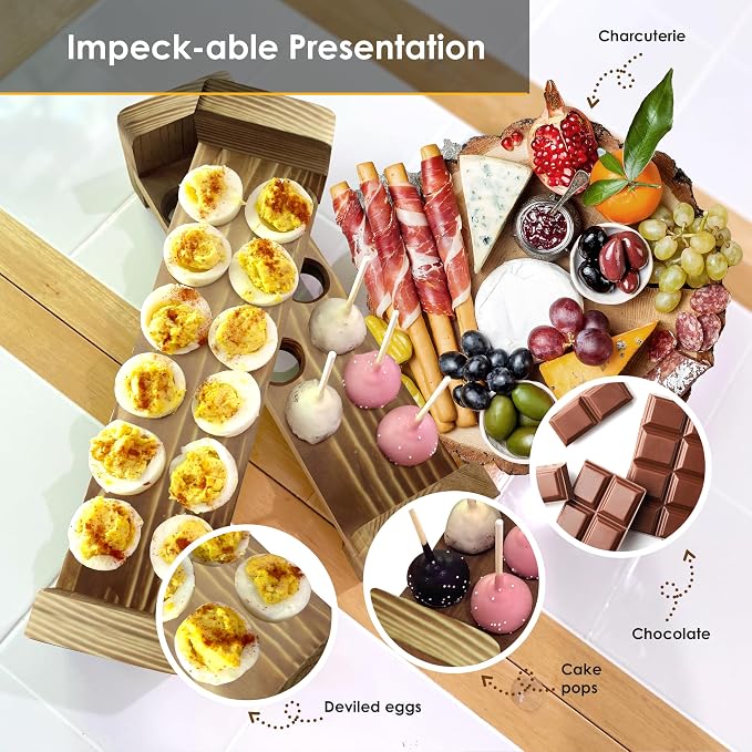 Expandable Stackable Wooden Egg Holder Countertop - Image 6