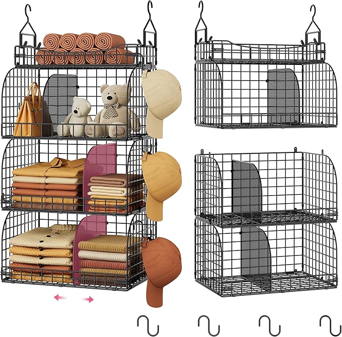 SWTYMIKI Hanging Closet Organizer Storage by SwtyMiki-TidyHomeSweetLife