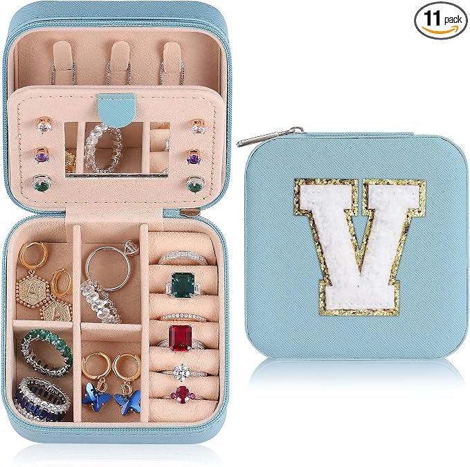 Parima Women's Jewelry Organizer | Necklace, Ring Organizer | Sky Blue by PARIMA