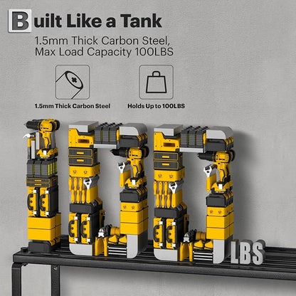 Metal Power Tool Organizer Wall Mount - Image 6