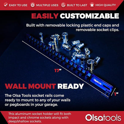 Olsa Tools Aluminum Socket Organizer - Image 3