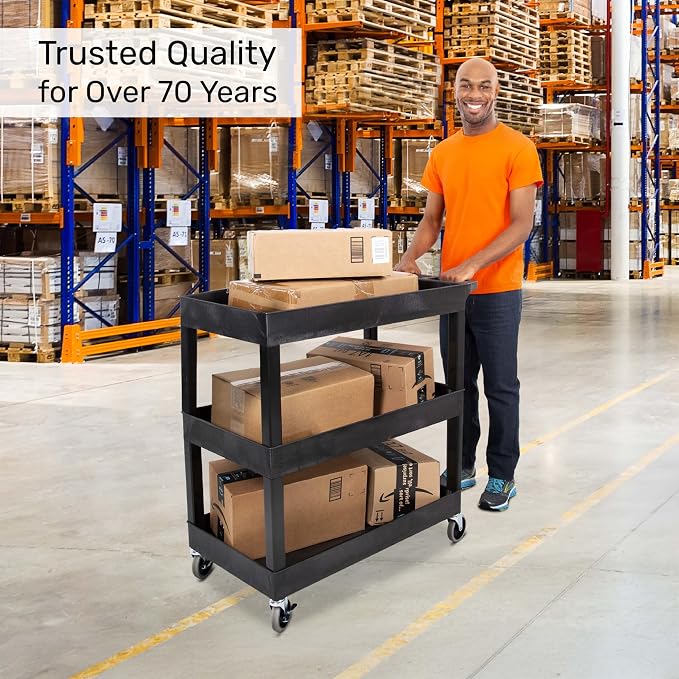 Tubstr 3-Tier Rolling Utility Cart - Image 5