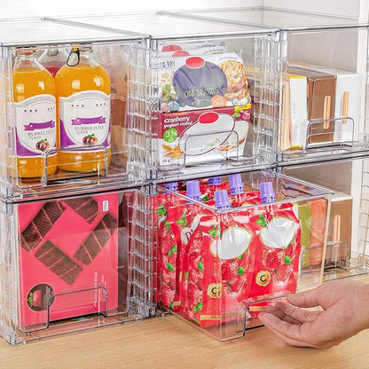 Vtopmart 2 Pack Large Stackable Storage Drawers, Easily Assemble - Image 5