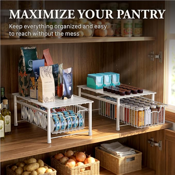 Simple Houseware Stackable Basket Drawer - Image 7