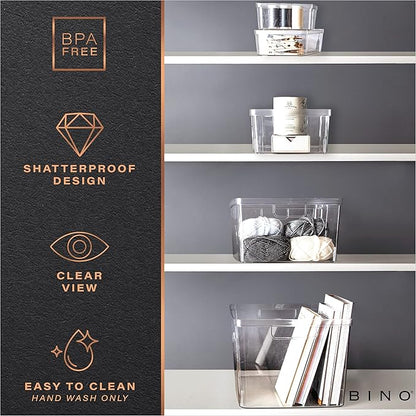BINO | Plastic Storage Bins, X-Small - Image 7