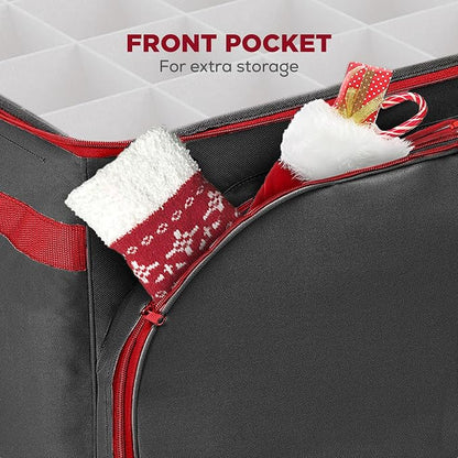 HOLDN’ STORAGE Premium Christmas Ornament Storage Box – Holds up to 72 4” - Image 5