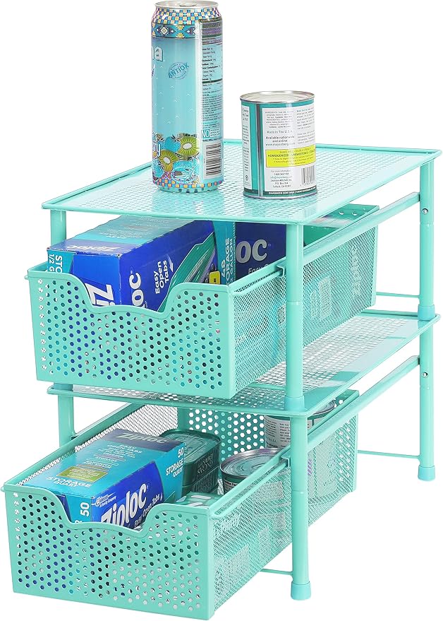Simple Houseware Stackable Cabinet Basket Drawer Organizer - Image 5