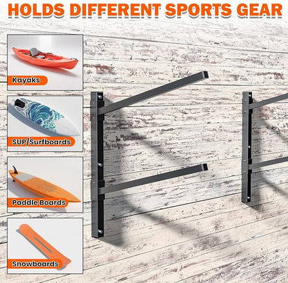 Ultrawall Kayak Storage Rack, Adjustable Wall Mounted Kayak Holder - Image 7