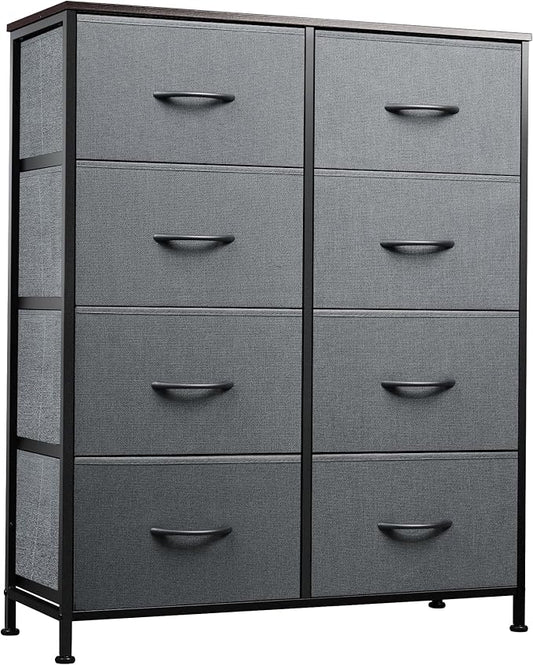 WLIVE Fabric Dresser for Bedroom, Tall Dresser by WLIVE