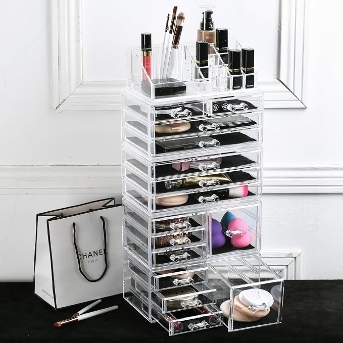 Ikee Design 5 Pcs Set Acrylic Makeup Organizer - Image 8