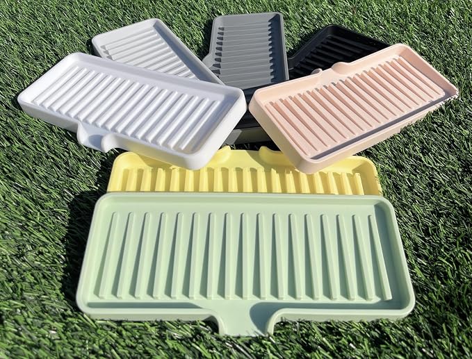 Happitasa Silicone Soap Dish Tray and Sponge Holder - Image 3