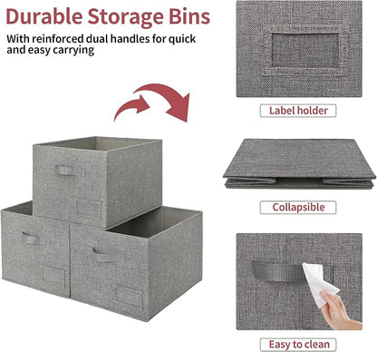 GRANNY SAYS Closet Organizers and Storage, Fabric Storage bins - Image 4