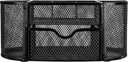 Amazon Basics Pen Holder and Desk Organizer, Office Caddy Storage, ‎9.25" x - Image 3