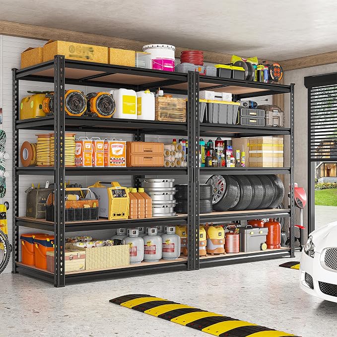 REIBII 2020LBS Storage Shelves 5 Tier Garage Shelving Heavy Duty, Adjustable - Image 5