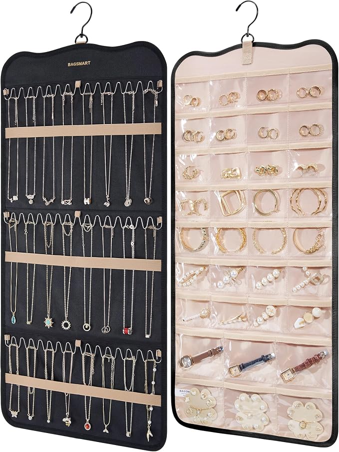 BAGSMART Hanging Jewelry Organizer Storage by BAGSMART