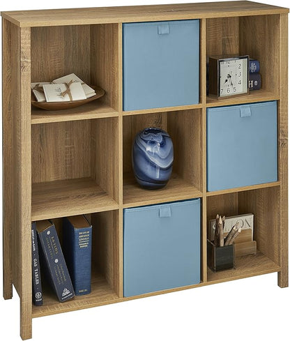 ClosetMaid 9-Cube Premium Adjustable Storage Organizer, Weathered Oak - Image 5