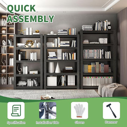 78" H Garage Shelves, Garage Shelving Heavy Duty, 3000Lbs 5 Tier Adjustable - Image 6