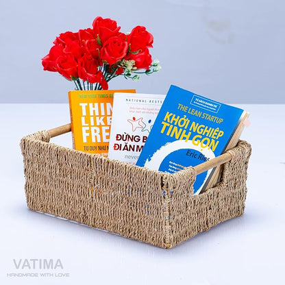 Natural Seagrass Storage Basket - Image 8