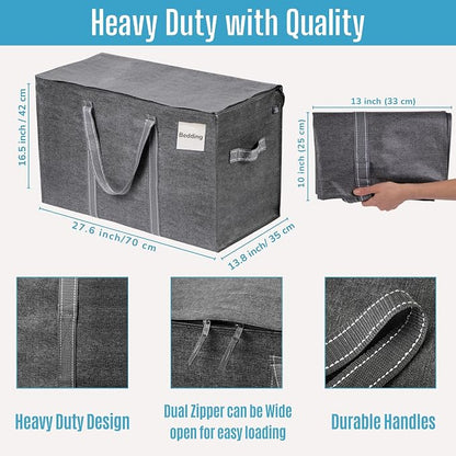 VENO 8 Pack Moving Bags and Large Christmas Storage Bins - Image 3