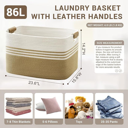 86L Extra Large Laundry Basket - Image 2