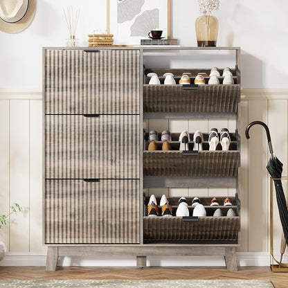 HUANLEGO Shoe Cabinet Storage for Entryway - Image 7