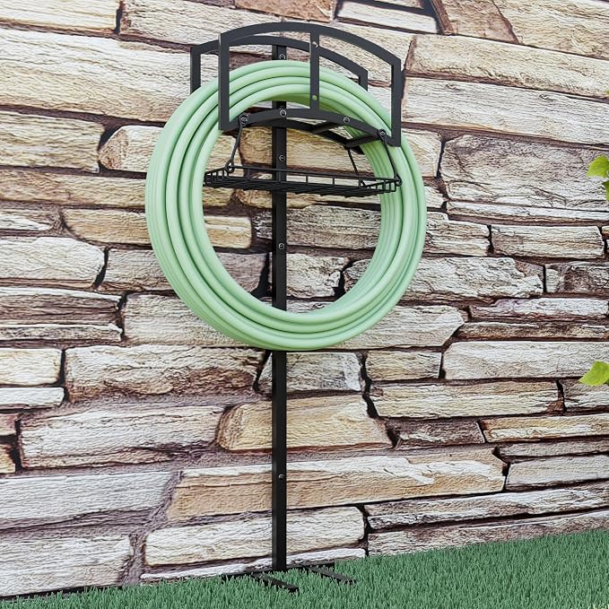 Garden Hose Holder with Storage Basket - Image 7