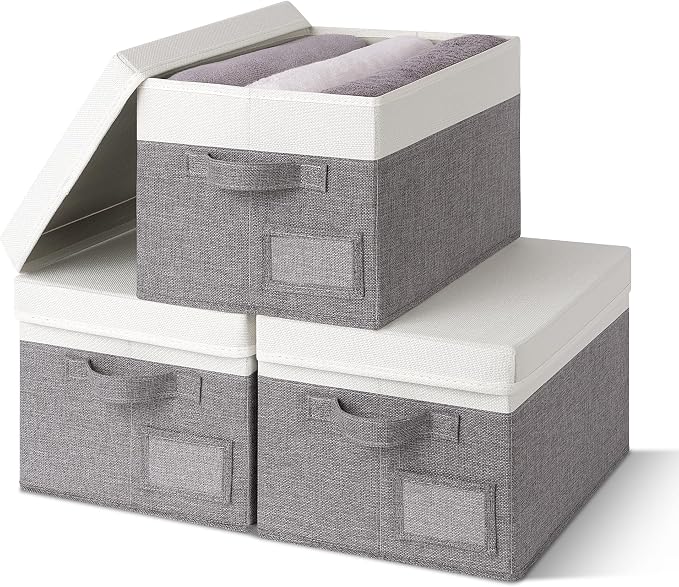 GRANNY SAYS Storage Bins with Lids, Collapsibe Clothes Organizers and Storage by GRANNYSAYS