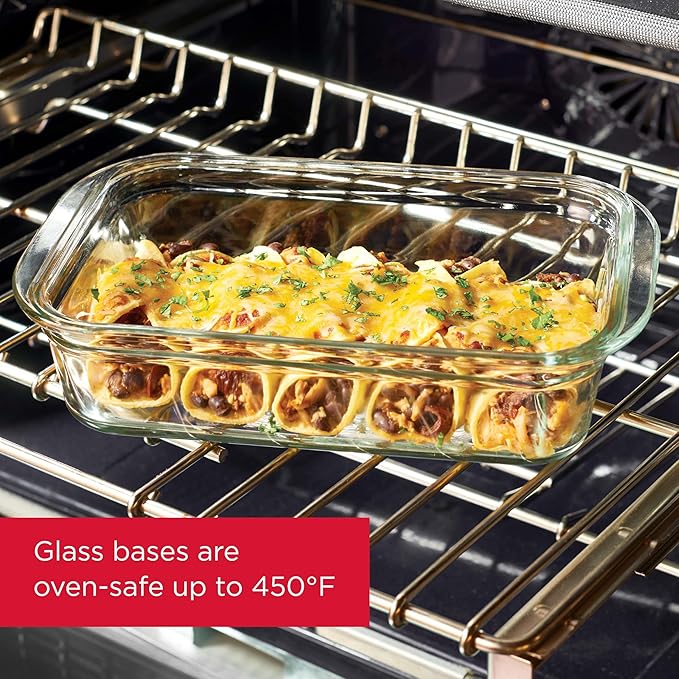 Rubbermaid Brilliance Glass Food Storage Containers, Leak-Proof - Image 2