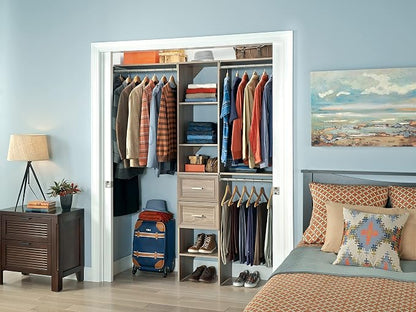 ClosetMaid SuiteSymphony Wood Closet Organizer Starter Kit - Image 10