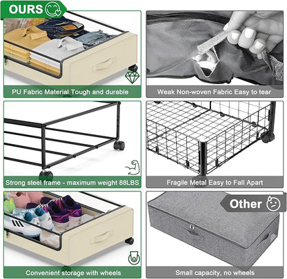 Beborxue Under Bed Storage - Image 2