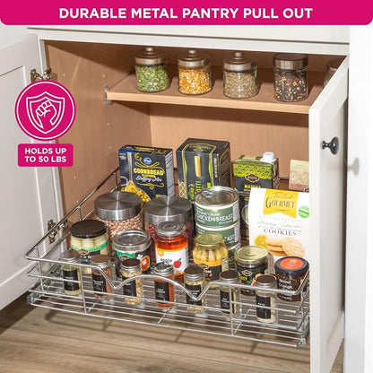 HOLDN’ STORAGE Heavy-Duty Premium Collection Pull Out Cabinet Organizer - Image 4
