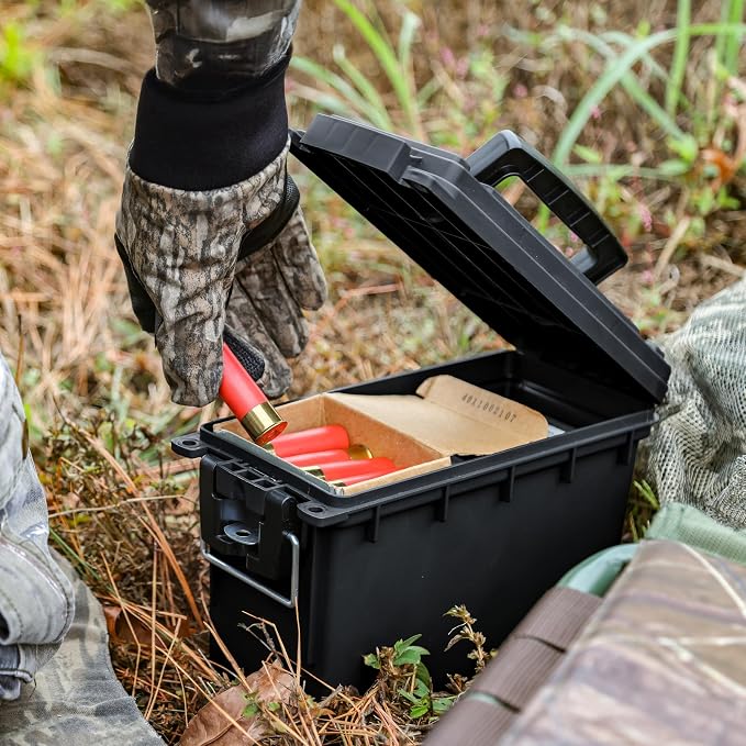 Sheffield Ammo Box Made in USA, Stackable Lockable Ammo Storage Box, Water and - Image 8