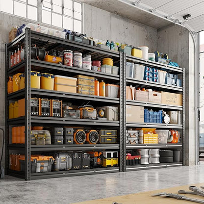 REIBII 3600LBS Garage Shelving 78" H Storage Shelves Heavy Duty 6-Tier - Image 3