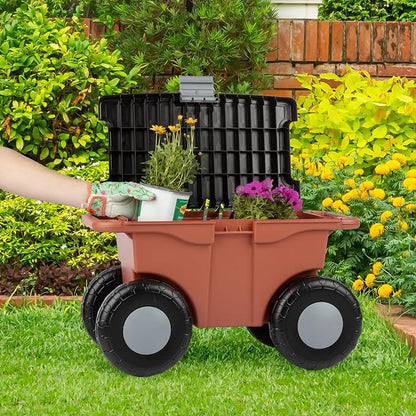 Pure Garden Rolling Garden Cart - Image 2