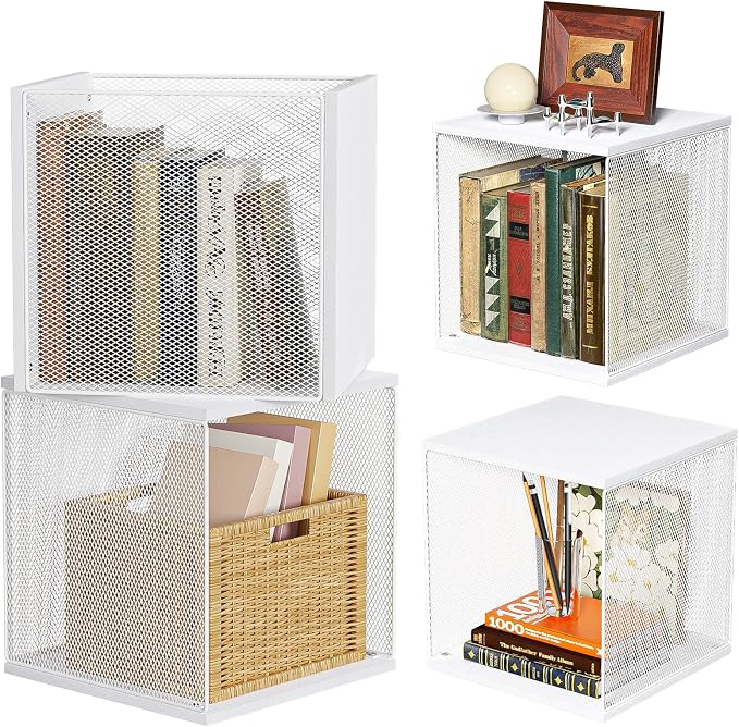 Dmevkic 2 Cube Organizer Bookshelves DIY Variable Stackable Cube Storage by Dmevkic
