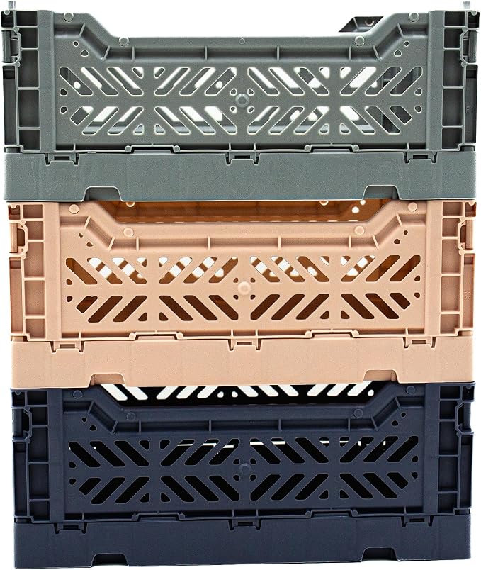 Collapsible Storage Box, Foldable Crate Organizer Bin - Image 2