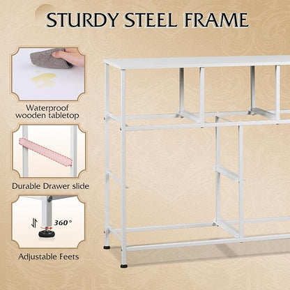 WLIVE Dresser for Bedroom, 7 Drawers, TV Stand, Fits TVs up to 45 inch - Image 9