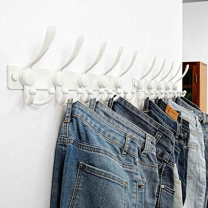 Dseap Coat Rack Wall Mount 2.0 Pro: Heavy Duty 300% Thicker, Stainless Steel - Image 3