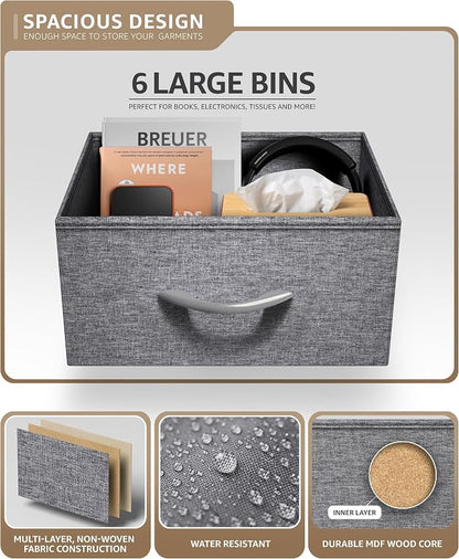 Sorbus Fabric Dresser for Kids Bedroom - Image 5