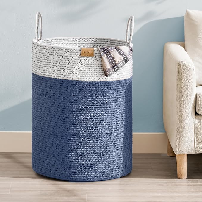 Laundry Hamper 95L, Large Laundry Basket by Nunsino