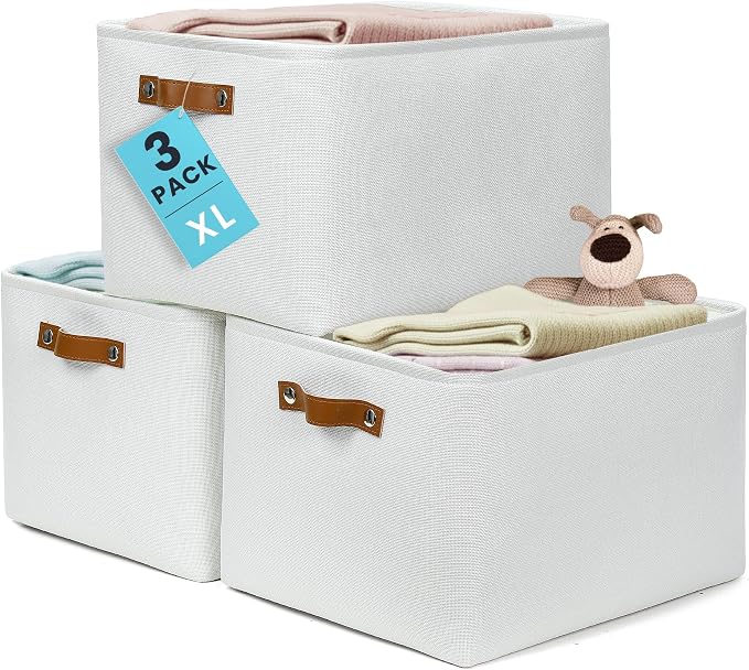OrganiHaus Extra Large Fabric Storage Baskets by OrganiHaus