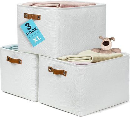 OrganiHaus Extra Large Fabric Storage Baskets by OrganiHaus