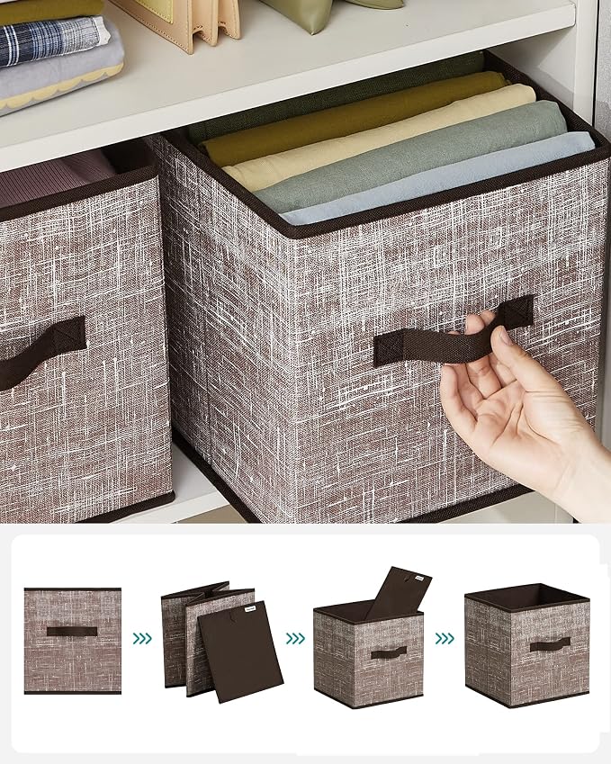 SONGMICS Storage Cubes, 11-Inch Non-Woven Fabric Bins - Image 6