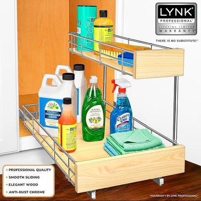 LYNK PROFESSIONAL® SELECT™ Pull Out Under Sink Kitchen Cabinet Organizer - Image 2