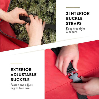 ZOBER 600D Oxford Fabric Rolling Christmas Tree Storage Bag - Image 4
